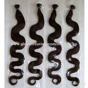 22-inch Bobby Wave Indian Pre-bonded Hair Extensions